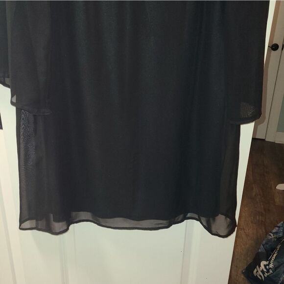 Luxology Black Lace Swing Dress - Picture 4 of 11